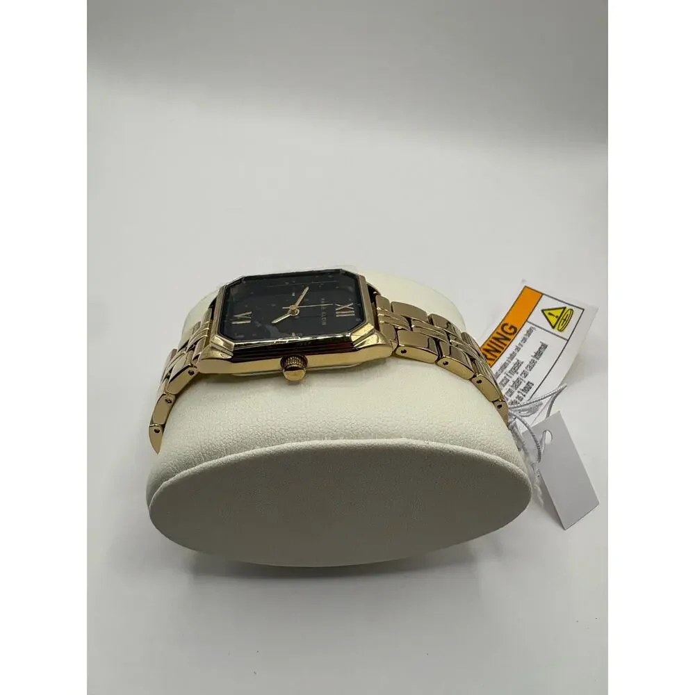 Anne Klein Women Watch Gold-Tone Black Dial - NWT